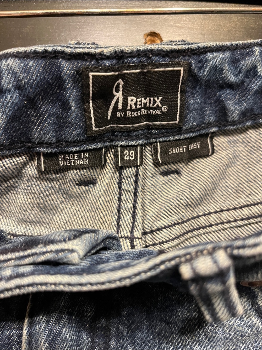 Remix By Rock Revival Distressed denim shorts size 29 - Picture 6 of 15